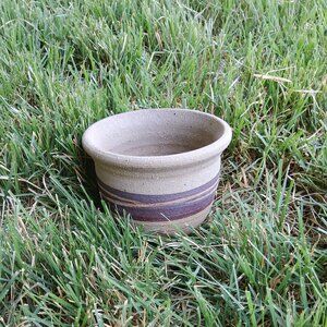 Stoneware Pottery Clay Small Mini Planter Vase Pot with Drainage